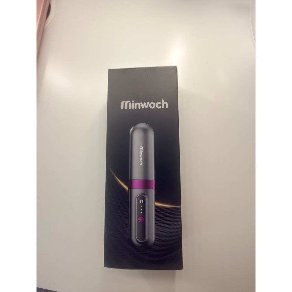 Cordless Hair Straightening Brush – Rechargeable Portable Hair Straightener Comb
